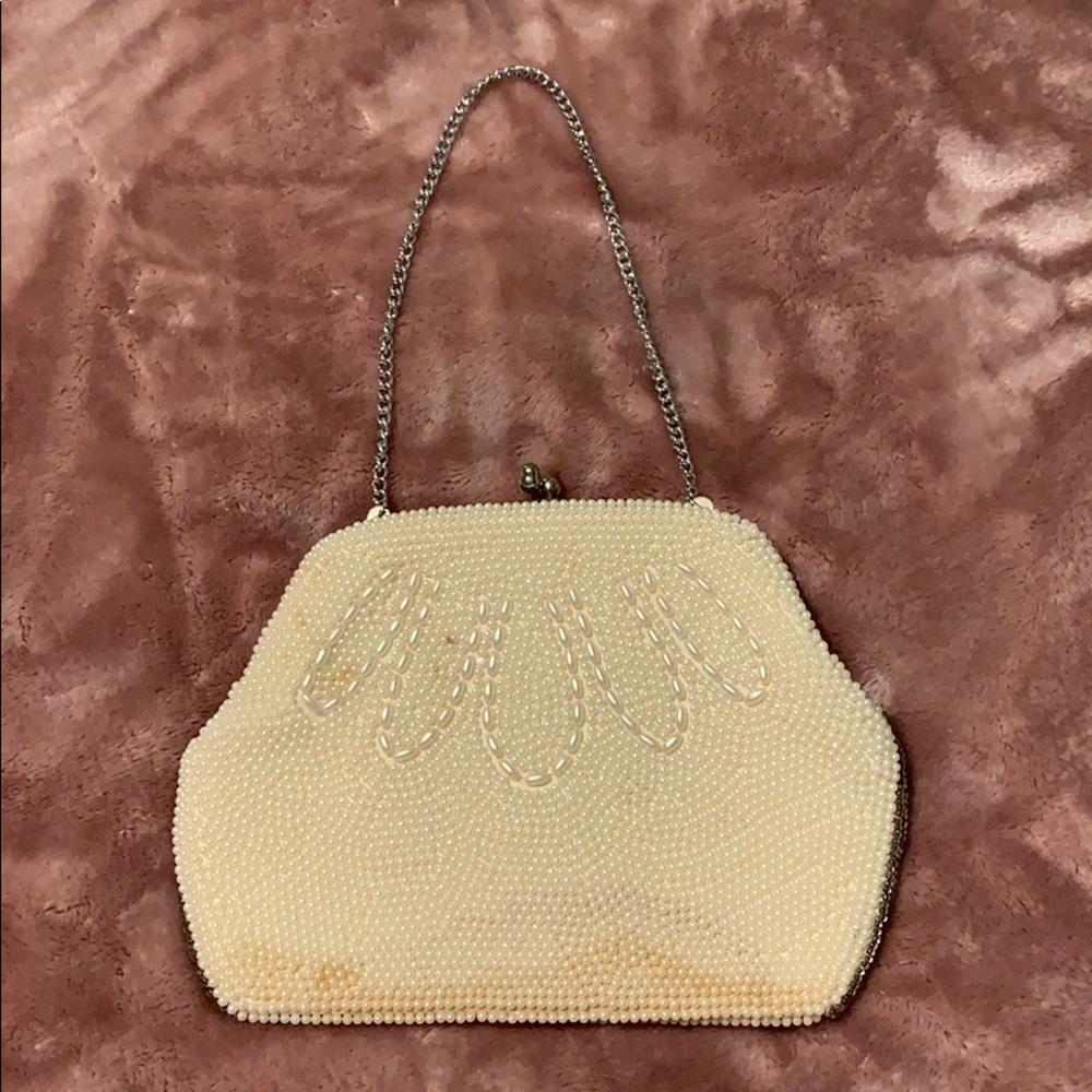 Vintage beaded clutch